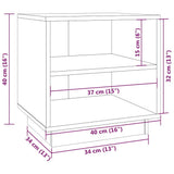 vidaXL Nachtkastjes 2 st 40x34x40 cm massief grenenhout