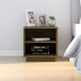 vidaXL Nachtkastjes 2 st 40x34x40 cm massief grenenhout