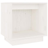 vidaXL Bedside tables 2 pcs 40x30x40 cm solid pine wood white