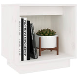 vidaXL Bedside tables 2 pcs 40x30x40 cm solid pine wood white