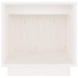 vidaXL Bedside tables 2 pcs 40x30x40 cm solid pine wood white