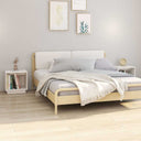 vidaXL Bedside tables 2 pcs 40x30x40 cm solid pine wood white