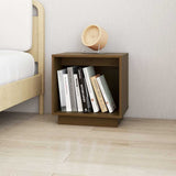 vidaXL Bedside tables 2 pcs 40x30x40 cm solid pine wood white