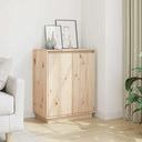 vidaXL Dressoir 60x34x75 cm massief grenenhout