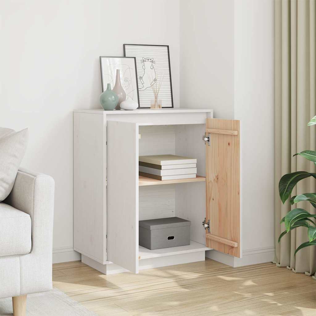 vidaXL Dressoir 60x34x75 cm massief grenenhout