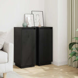 vidaXL Dressoir 31,5x34x75 cm massief grenenhout