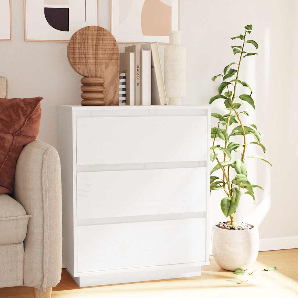vidaXL Dressoir 60x34x75 cm massief grenenhout