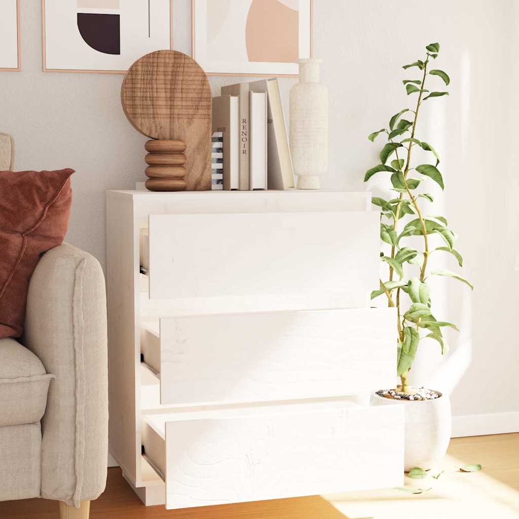vidaXL Dressoir 60x34x75 cm massief grenenhout