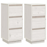 vidaXL Dressoir 32x34x75 cm massief grenenhout
