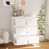 vidaXL Dressoir 32x34x75 cm massief grenenhout