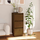 vidaXL Dressoir 32x34x75 cm massief grenenhout