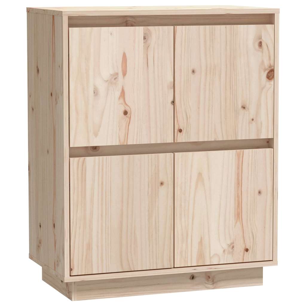 vidaXL Dressoir 60x34x75 cm massief grenenhout