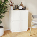 vidaXL Dressoir 60x34x75 cm massief grenenhout