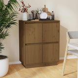 vidaXL Dressoir 60x34x75 cm massief grenenhout