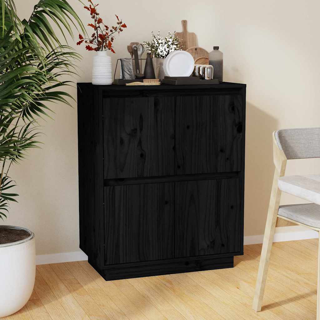 vidaXL Dressoir 60x34x75 cm massief grenenhout