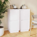 vidaXL Sideboard 31.5x34x75 cm solid pine wood