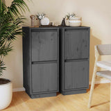 vidaXL Sideboard 31.5x34x75 cm solid pine wood