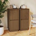vidaXL Sideboard 31.5x34x75 cm solid pine wood