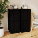 vidaXL Sideboard 31.5x34x75 cm solid pine wood