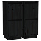 vidaXL Sideboard 31.5x34x75 cm solid pine wood