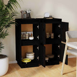 vidaXL Sideboard 31.5x34x75 cm solid pine wood