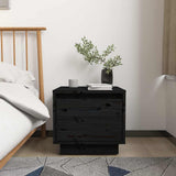 vidaXL Nightstand 35x34x32 cm solid pine wood