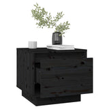 vidaXL Nightstand 35x34x32 cm solid pine wood