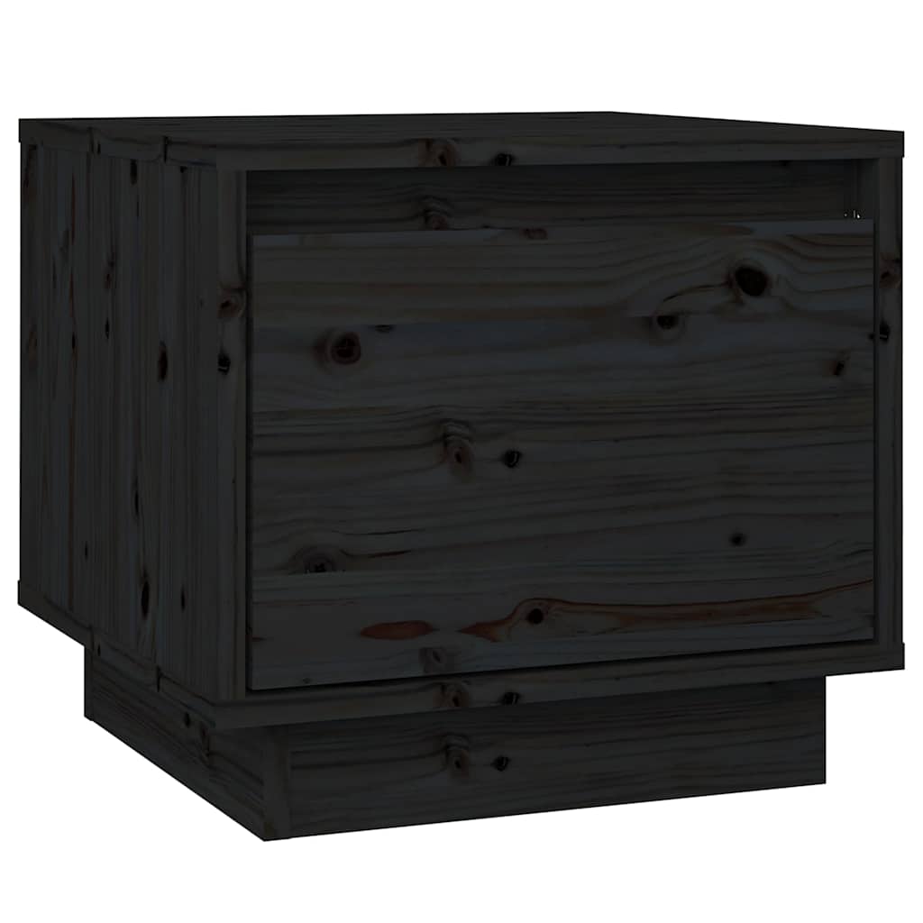 vidaXL Nightstand 35x34x32 cm solid pine wood