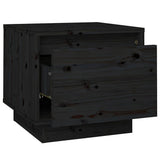 vidaXL Nightstand 35x34x32 cm solid pine wood