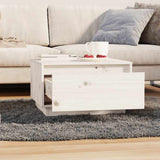 vidaXL Salontafel 55x56x32 cm massief grenenhout
