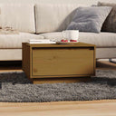 vidaXL Salontafel 55x56x32 cm massief grenenhout