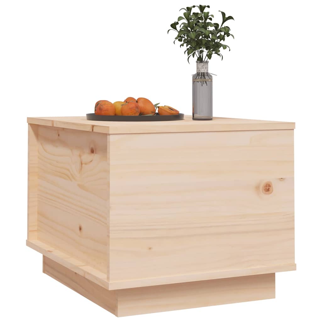 vidaXL Salontafel 40x50x35 cm massief grenenhout
