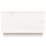vidaXL Salontafel 60x50x35 cm massief grenenhout wit