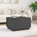 vidaXL Salontafel 60x50x35 cm massief grenenhout wit