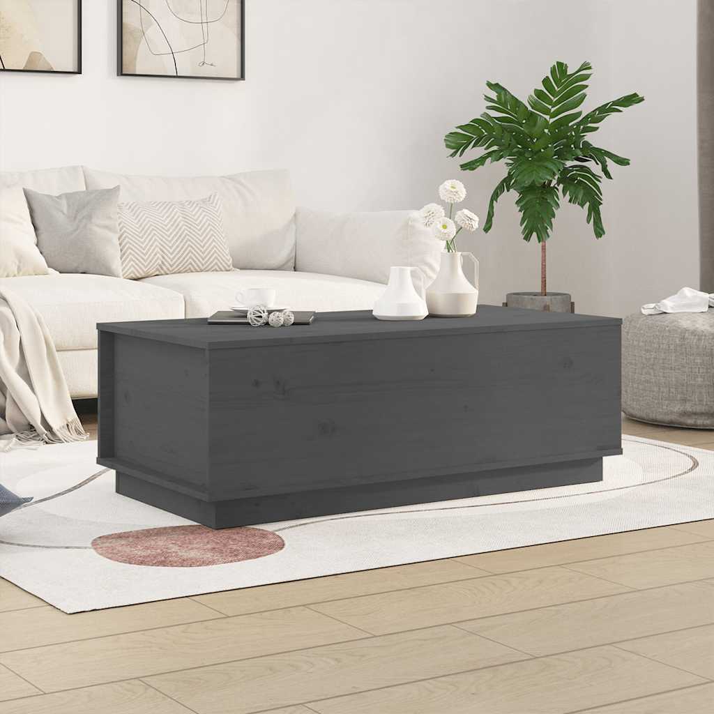 vidaXL Salontafel 100x50x35 cm massief grenenhout