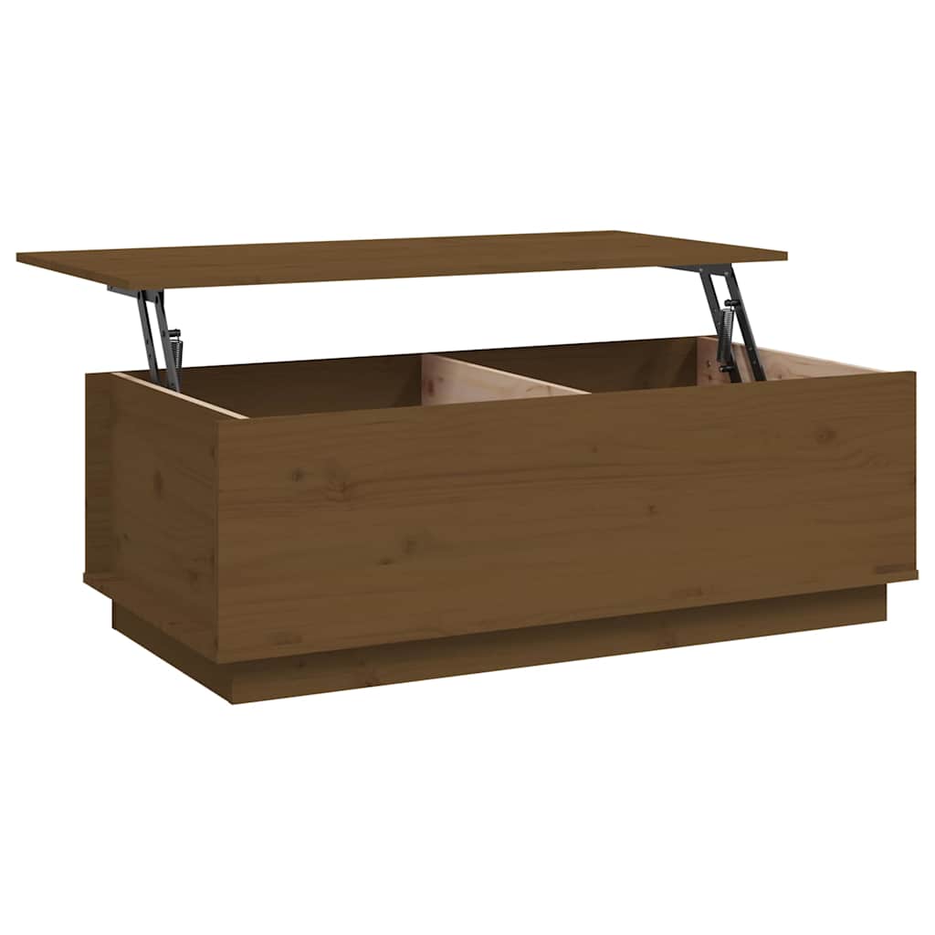 vidaXL Salontafel 100x50x35 cm massief grenenhout