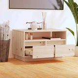 vidaXL TV Cabinet 60x35x37 cm Solid Pine Wood