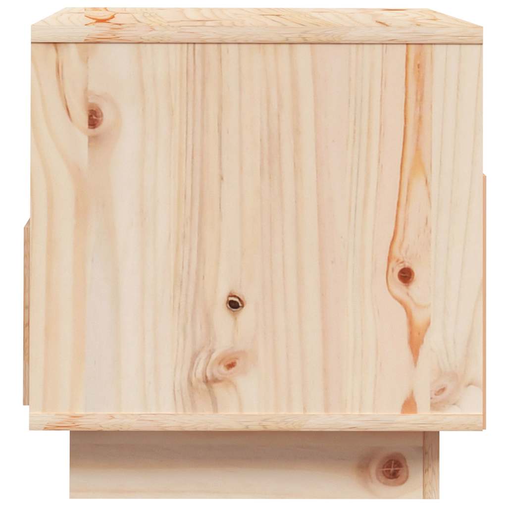 vidaXL TV Cabinet 60x35x37 cm Solid Pine Wood