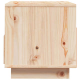 vidaXL TV Cabinet 60x35x37 cm Solid Pine Wood