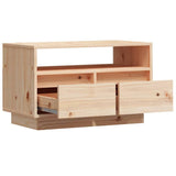 vidaXL TV Cabinet 60x35x37 cm Solid Pine Wood
