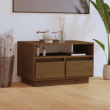 vidaXL TV Cabinet 60x35x37 cm Solid Pine Wood