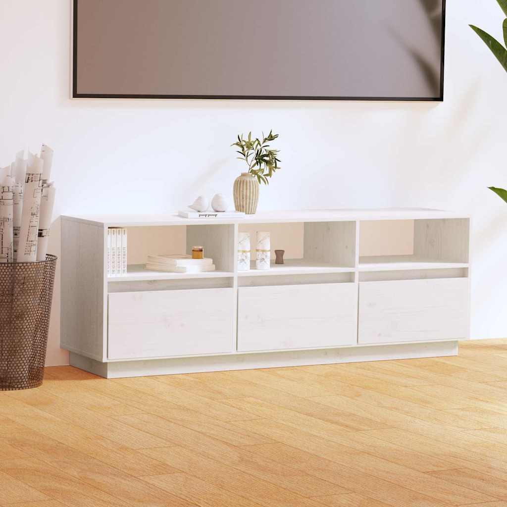 vidaXL Tv-meubel 140x37x50 cm massief grenenhout