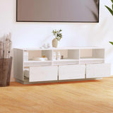 vidaXL Tv-meubel 140x37x50 cm massief grenenhout