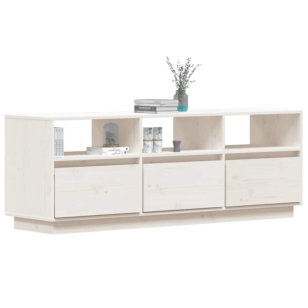 vidaXL Tv-meubel 140x37x50 cm massief grenenhout