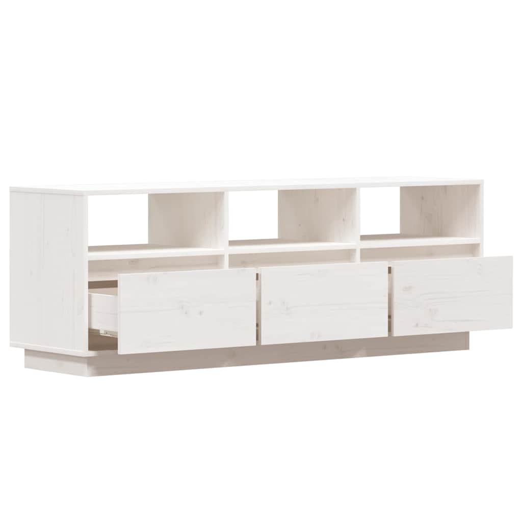 vidaXL Tv-meubel 140x37x50 cm massief grenenhout