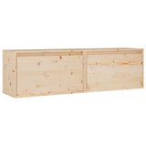 vidaXL Wandkast 60x30x35 cm massief grenenhout