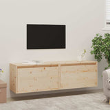 vidaXL Wandkast 60x30x35 cm massief grenenhout