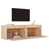 vidaXL Wandkast 60x30x35 cm massief grenenhout