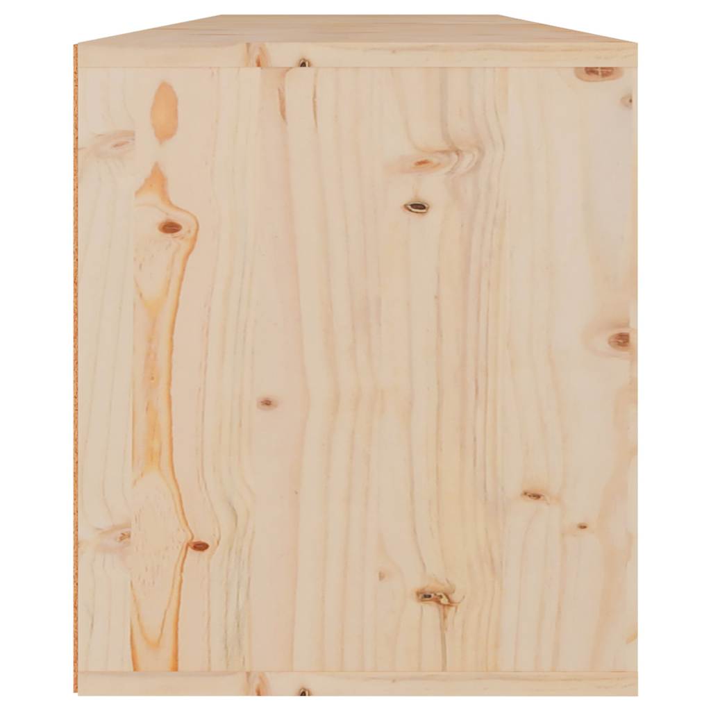 vidaXL Wandkast 60x30x35 cm massief grenenhout