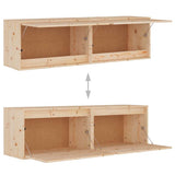 vidaXL Wandkast 60x30x35 cm massief grenenhout